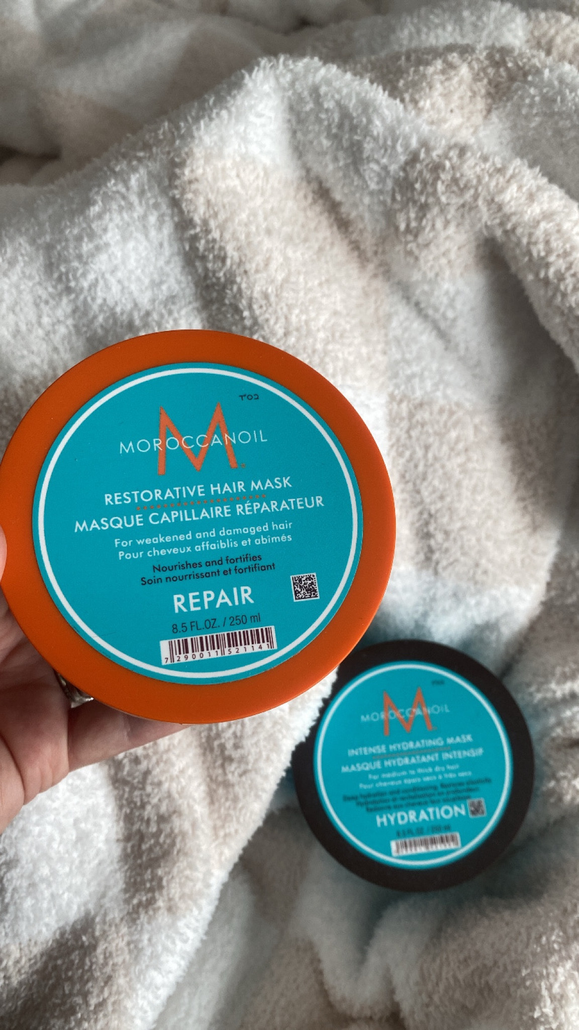 A few of my favorite hair products ✨ #morrocanoilhaircare #hairmask #sephora #sephorafinds #repairhairmask #hydratinghairmask 

#LTKstyletip #LTKover40 #LTKbeauty