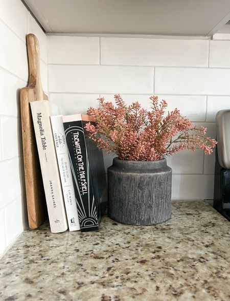 Adorable little aged pottery look planter I found at Walmart for less than $6! Add some spring florals and voila!  

Home decor, spring decor, kitchen decor, kitchen styling, Walmart finds 

#LTKhome