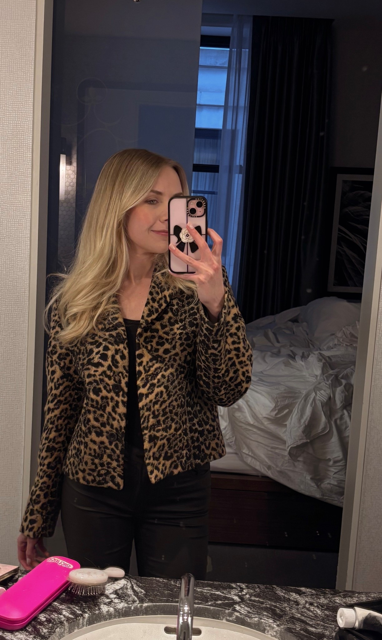 New cropped leopard boxy jacket on sale! Wearing a size small and it’s perfect 

Plus get an extra 15% off with code MNG15