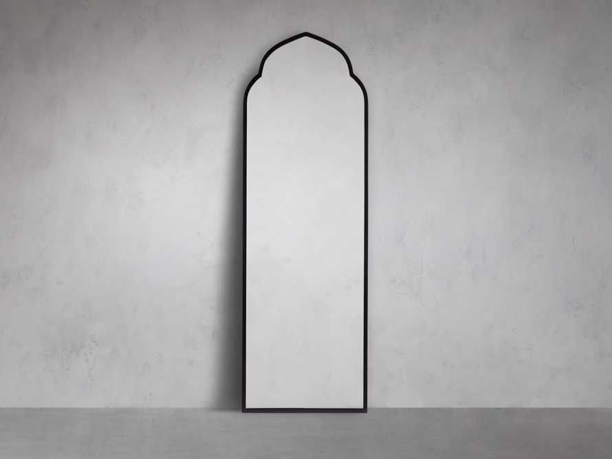 St Germain Floor Mirror In Black | Arhaus
