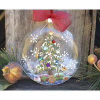 Christmas Tree Ornament, Hand Painted Personalized Gift, Ornament | Etsy (US)