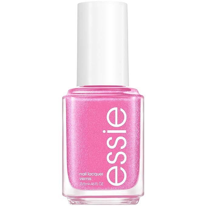 essie salon-quality nail polish, vegan, purple, shimmer, flirty flutters, 0.46 fl oz | Amazon (US)