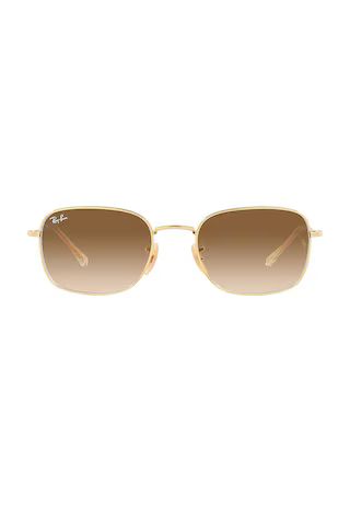 Ray-Ban Rectangle in Gold from Revolve.com | Revolve Clothing (Global)