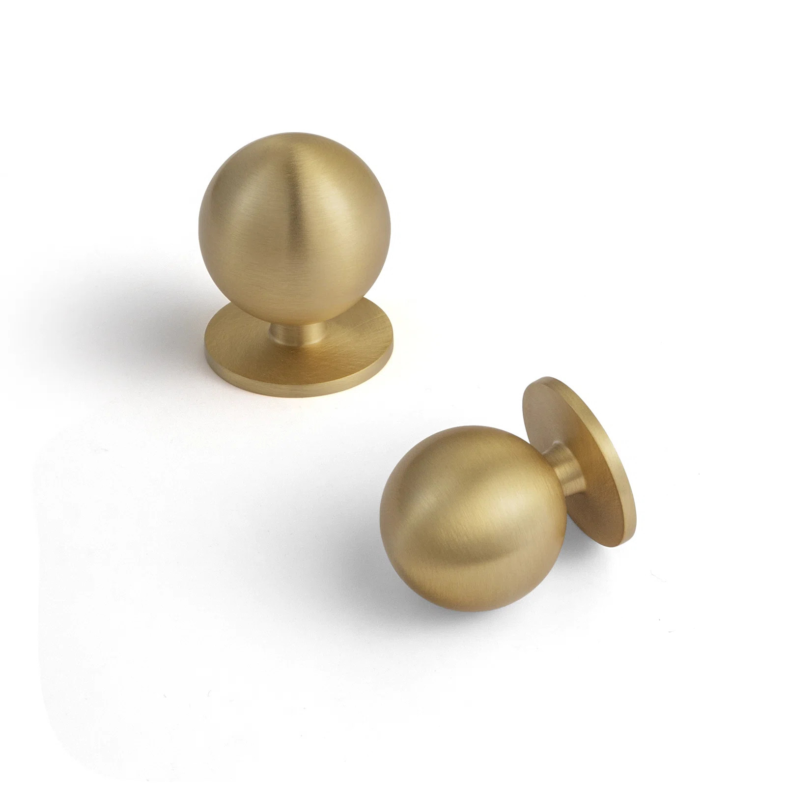 Solid Brass Round Knob (Set of 6) | Wayfair North America