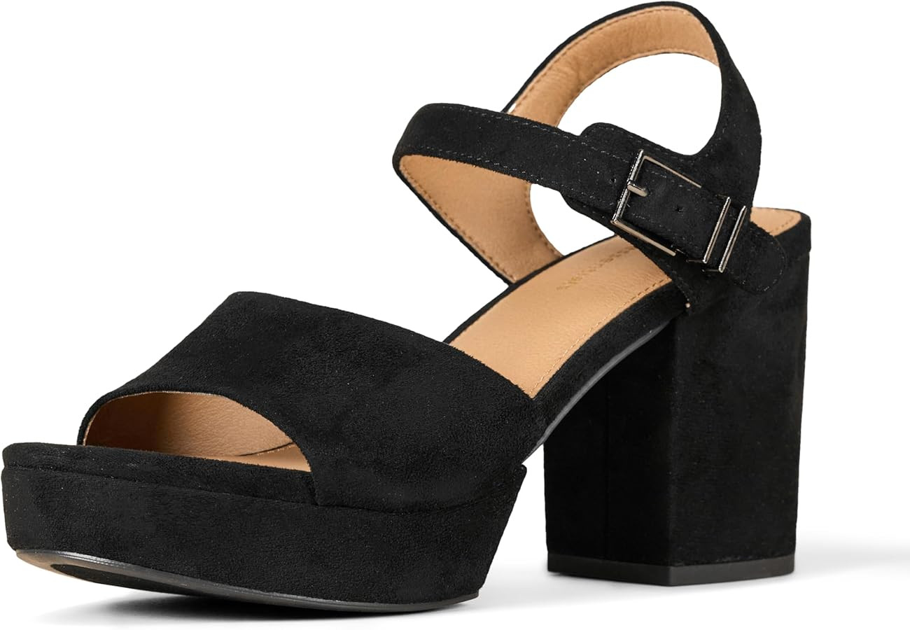 Amazon Essentials Women's Platform Heel Sandal | Amazon (US)