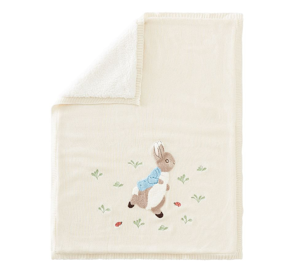 Peter Rabbit™ Heirloom Baby Blanket | Pottery Barn Kids