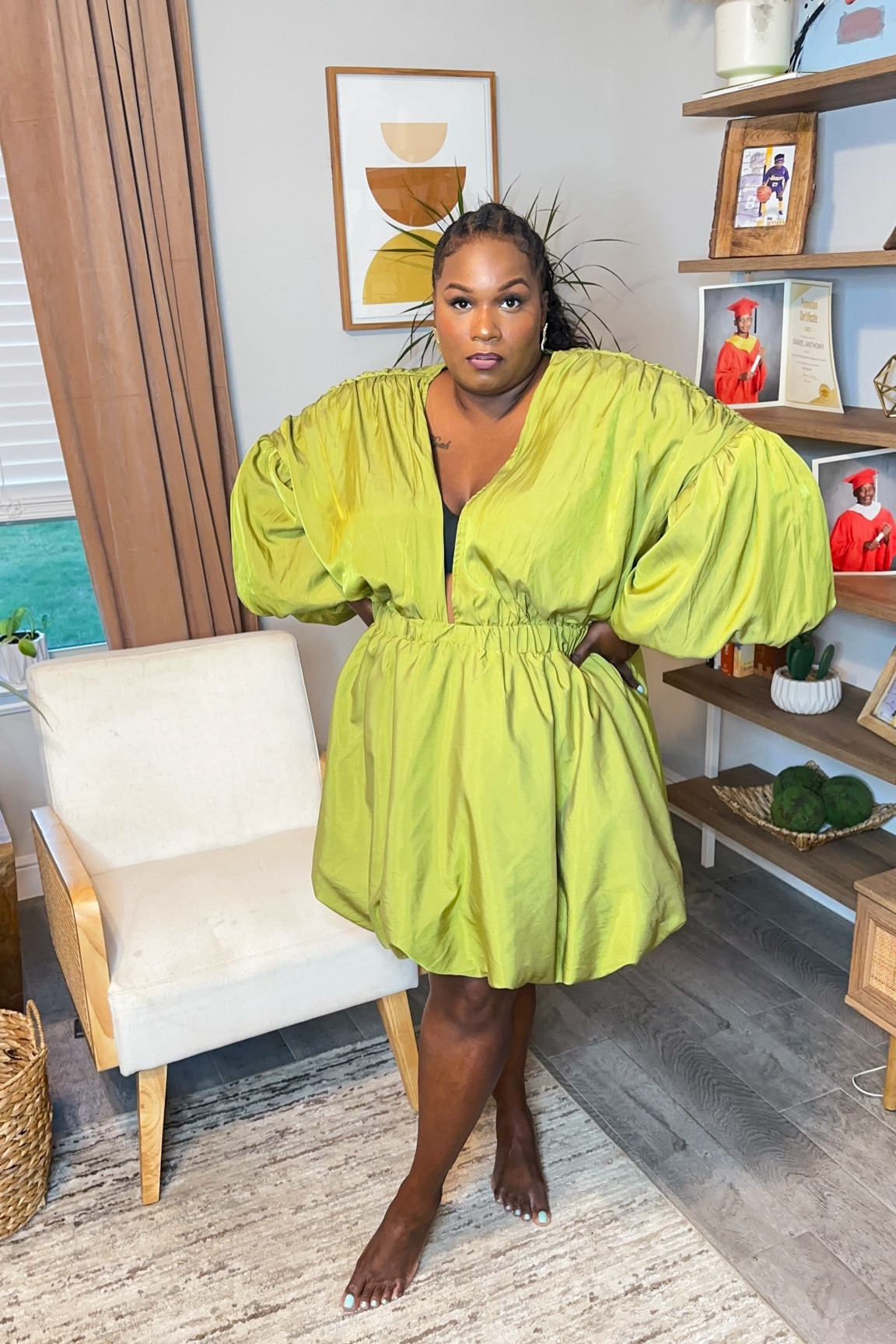 The cutest dress 💚

#LTKPlusSize #LTKMidsize #LTKStyleTip