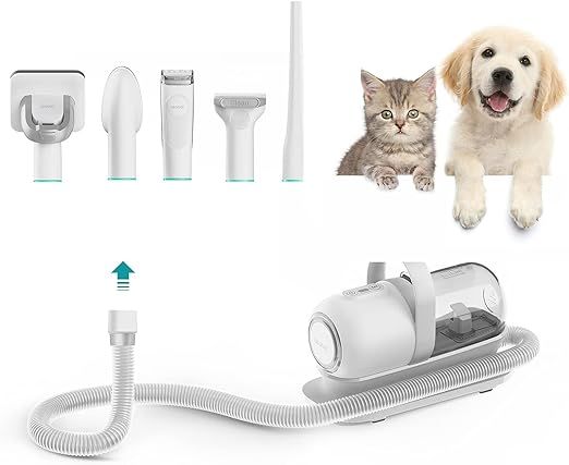 neabot P1 Pro Pet Grooming Kit & Vacuum Suction 99% Pet Hair, Professional Grooming Clippers with... | Amazon (US)