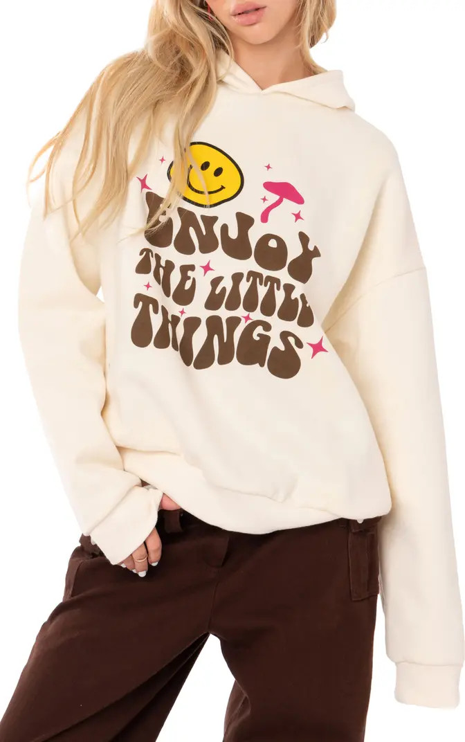 EDIKTED Enjoy Hoodie | Nordstrom | Nordstrom
