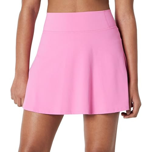 Amazon Essentials Girl's Active FormFlex Buttery Soft Athletic Golf Tennis Skort with Built-in Shorts, Pink, Medium | Amazon (US)