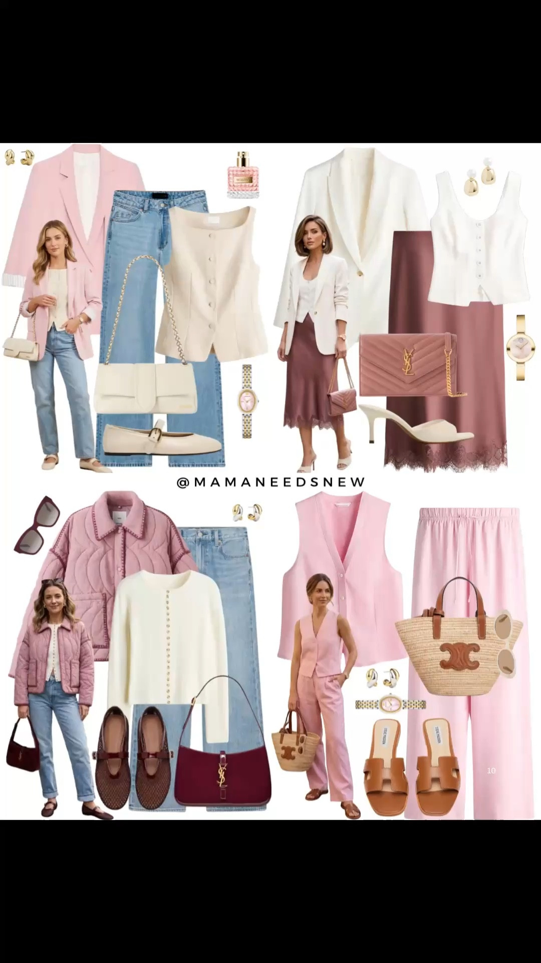 Seven spring outfits with something pink 💖 which outfit would you wear? 

(Go to original posts for full outfit details) 

#LTKSeasonal #LTKootd #LTKSaleAlert