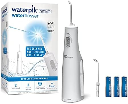 Waterpik Cordless Express Water Flosser, Battery Operated & Portable for Travel & Home, ADA Accep... | Amazon (US)