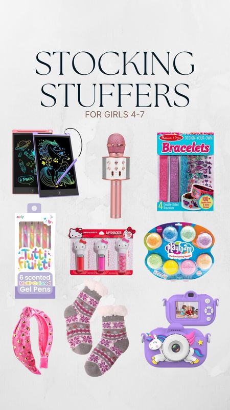 Stocking stuffers for girls 4-7 on Amazon 

#LTKHoliday #LTKSeasonal #LTKGiftGuide