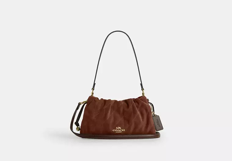 Coach Outlet Faye Shoulder Bag With Quilting - Brown, Size: Medium | Coach Outlet US