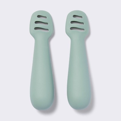 Dipping Spoons - 2pk - Green - Cloud Island™ | Target