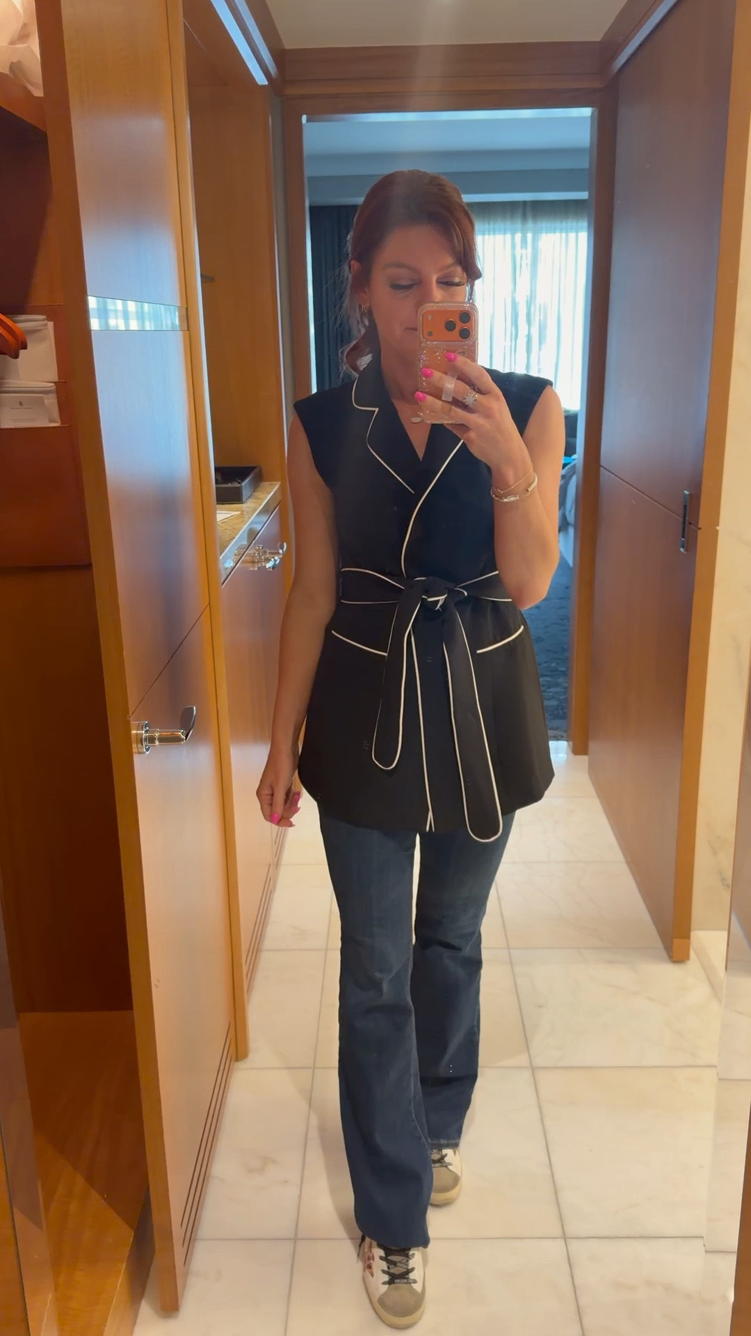 Work top that could be dressed up or down.

#LTKootd #LTKgrwm #LTKWorkwear