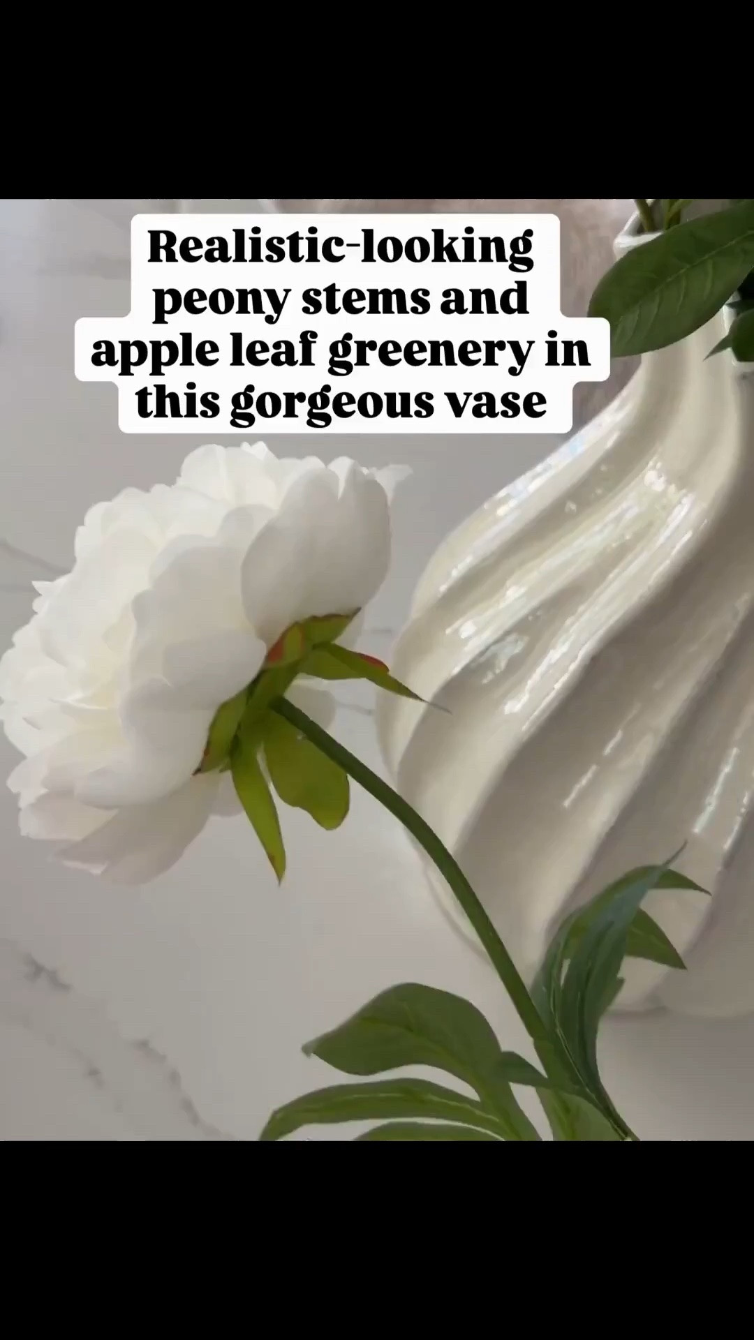 I used 3 peony and 3 apple leaf stems

#LTKSaleAlert #LTKHome