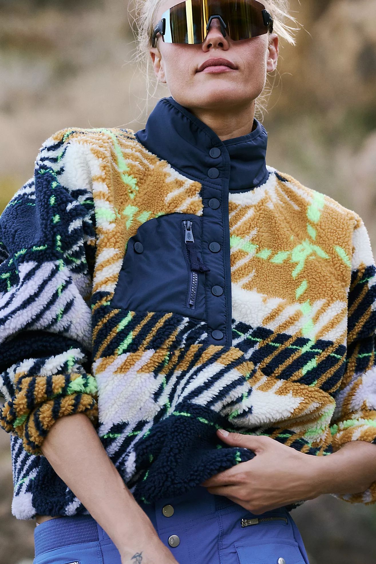 Hit The Slopes Printed Pullover | Free People (Global - UK&FR Excluded)