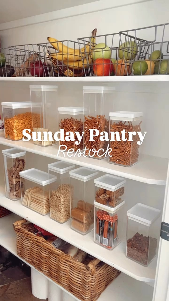 Sunday pantry restock! Linking some of my favorite pantry storage items here. 

#LTKHome #LTKFindsUnder50 #LTKFamily