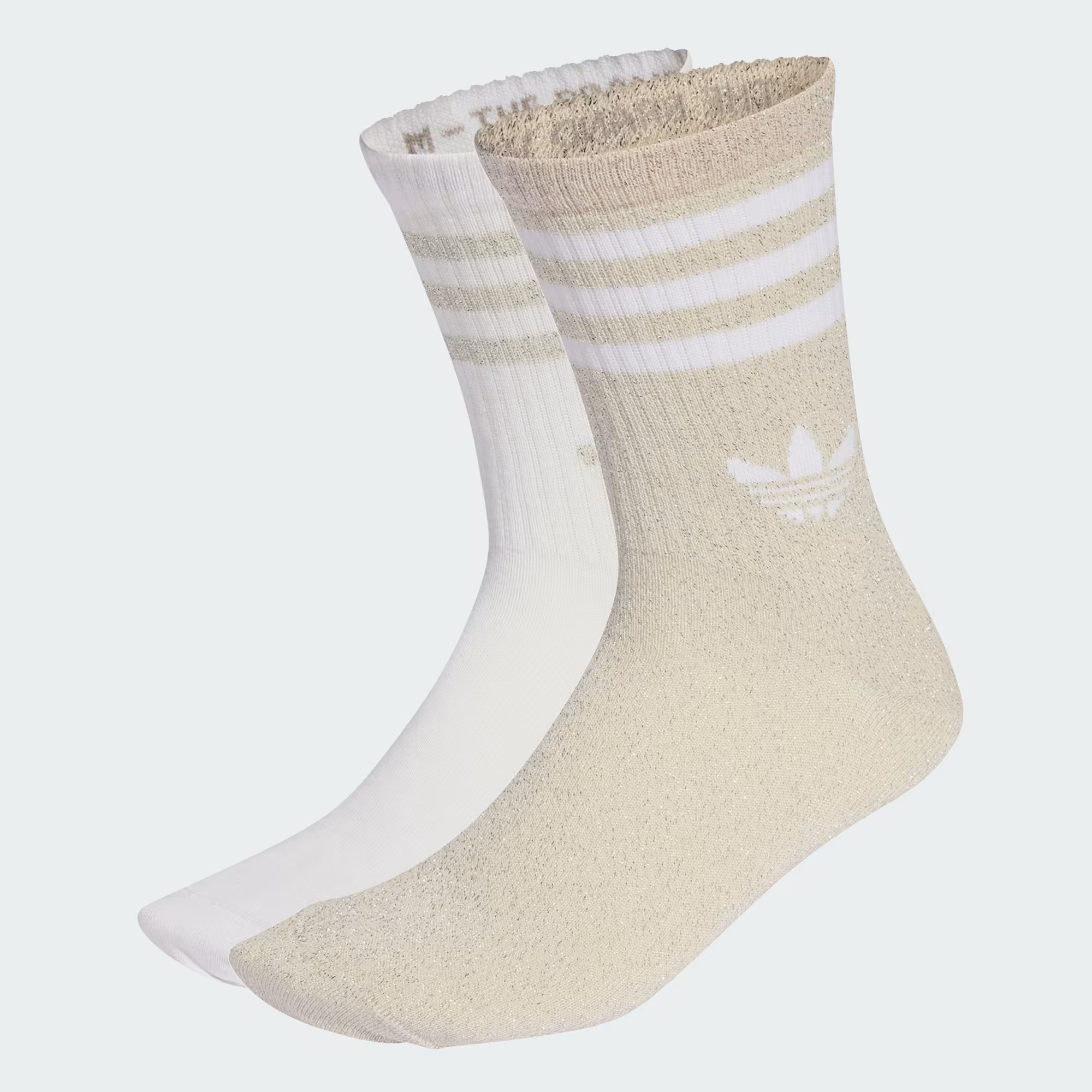 3-Stripes Glitter Crew Socks 2 Pairs | adidas (UK)