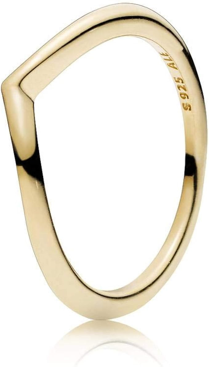 PANDORA Shining Wish Ring 18k Gold Plated PANDORA Shine Collection - 166314 | Amazon (UK)