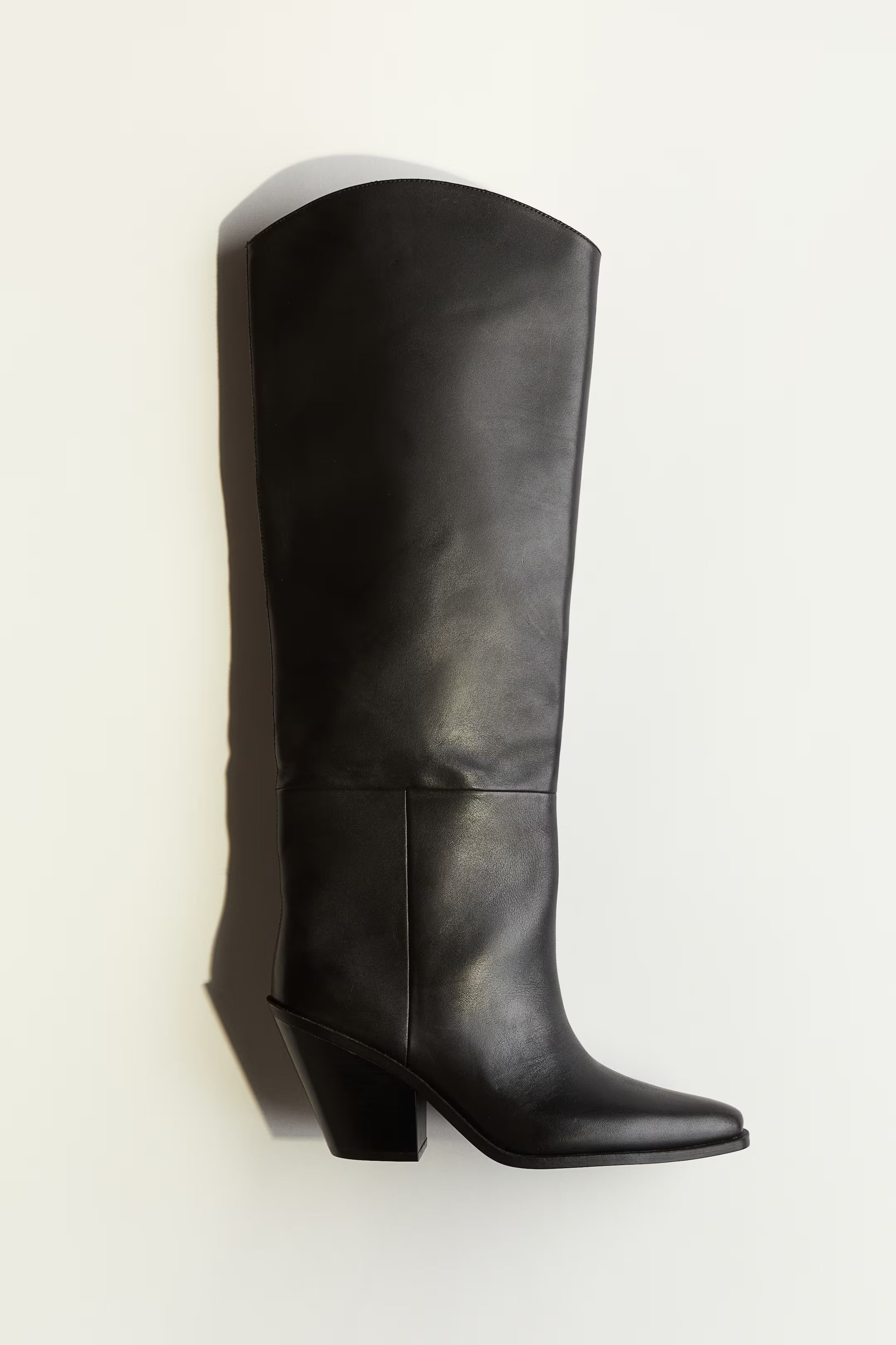 Knee-High Leather Boots | H&M (US + CA)