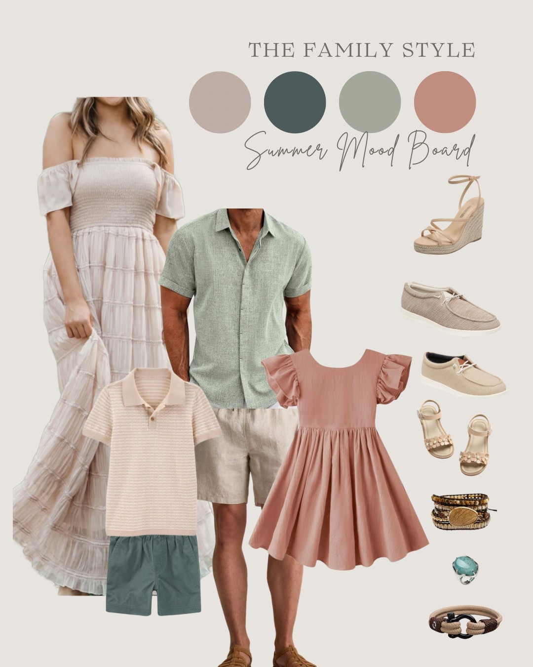 Beautiful summer family color palette ✨ 

#LTKSummerEdit #LTKFamily
