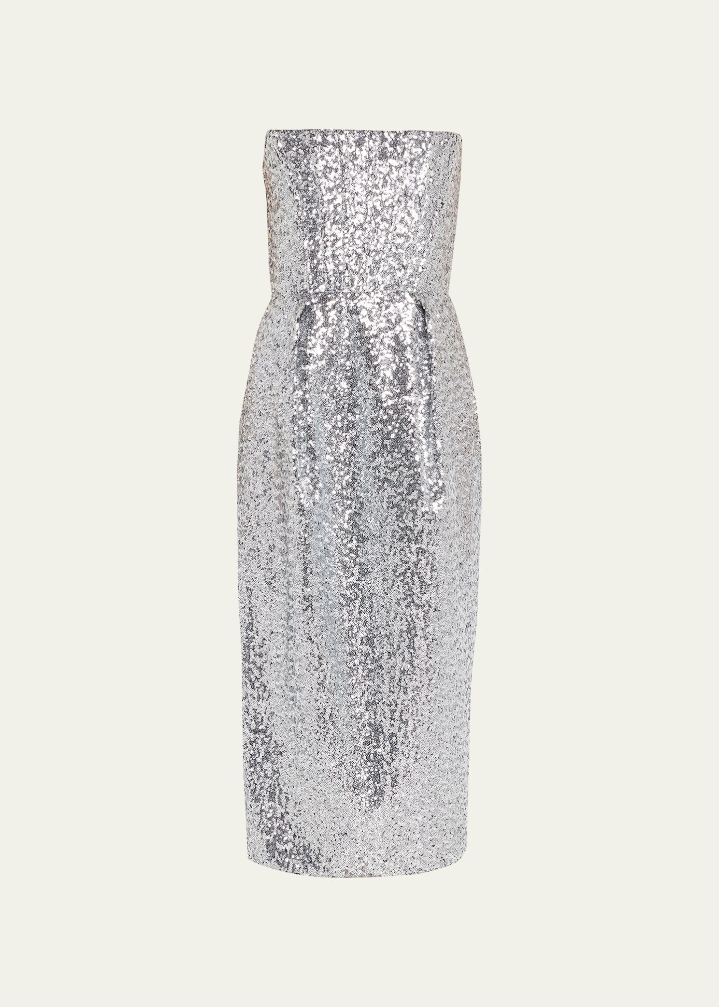 Bronx and Banco Maraya Strapless Sequin Corset Midi Dress | Bergdorf Goodman