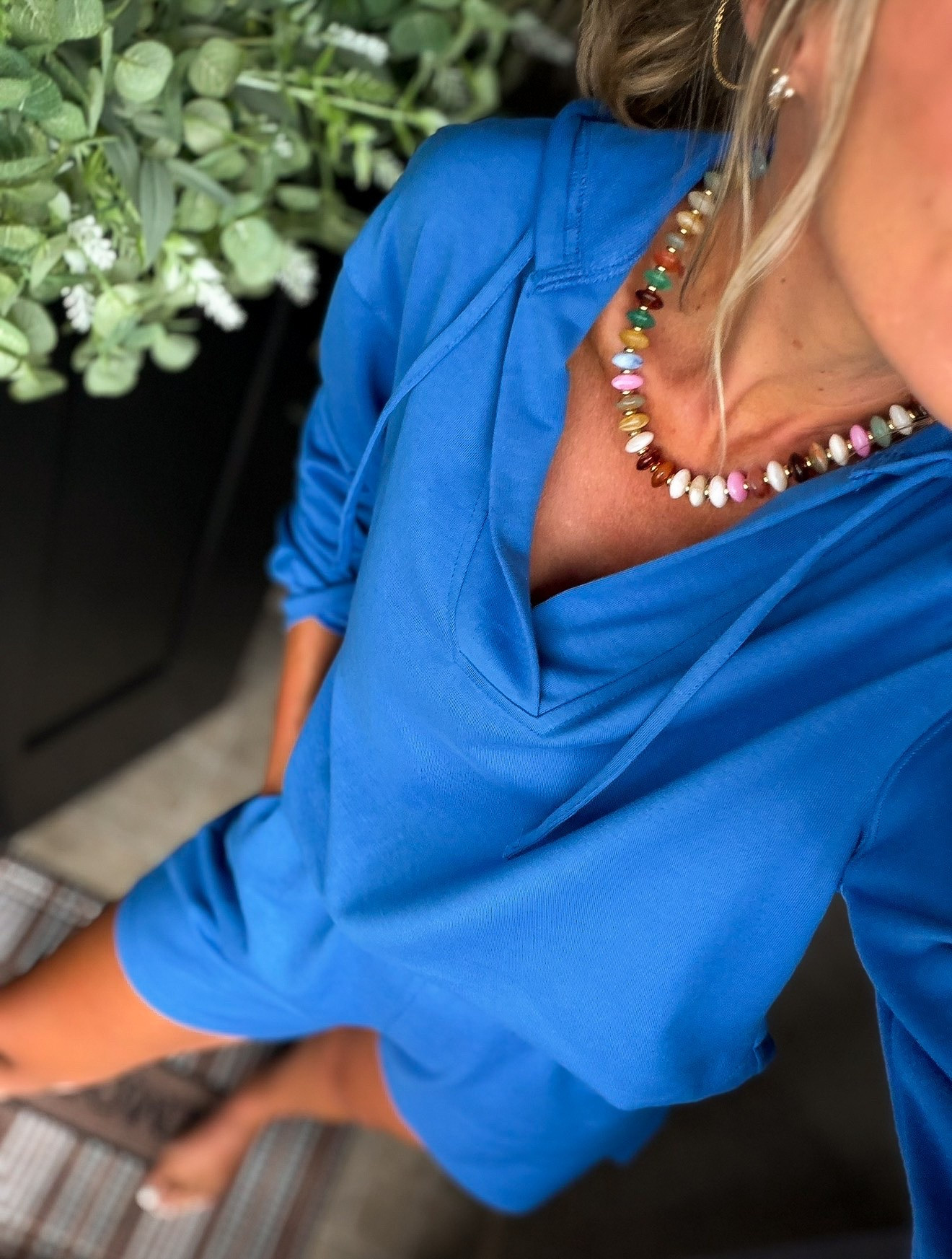 Early fall calls for hoodies and shorts. This 2 piece set is just that. Under $40, available in a few color options. 
Wearing medium

#LTKSeasonal #LTKOver40 #LTKootd