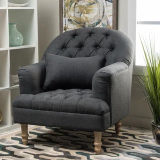 Anastasia Tufted Armchair by Christopher Knight Home | Bed Bath & Beyond