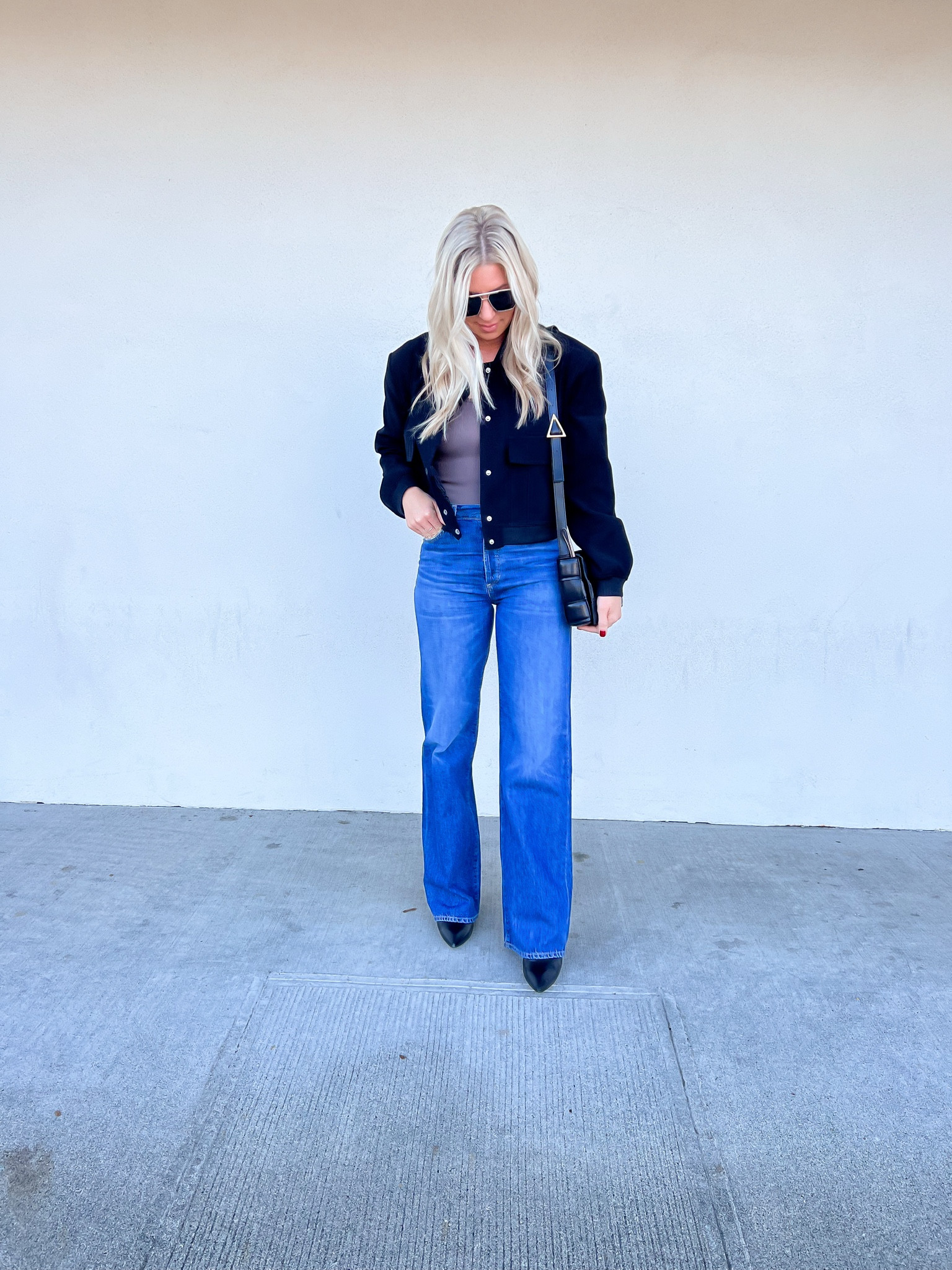 My favorite black jacket from Amazon 
I sized up to a large 
Denim trouser jeans 
Comfortable booties 
Fall outfit 


#LTKSeasonal #LTKStyleTip #LTKFindsUnder50