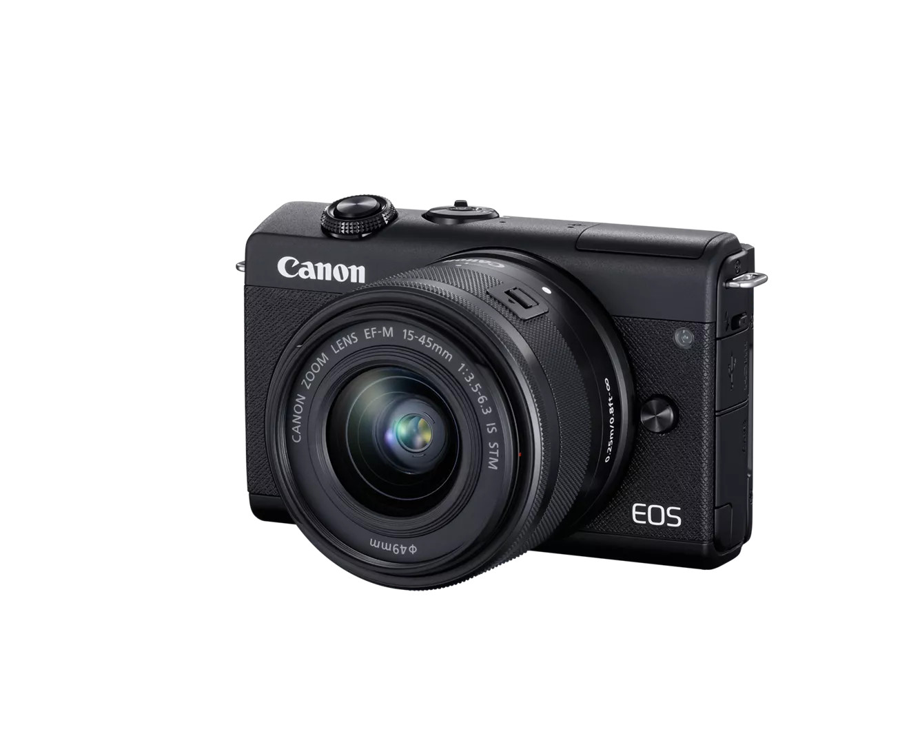 Refurbished EOS M200 EF-M 15-45mm f/3.5-6.3 IS STM Kit Black | Canon