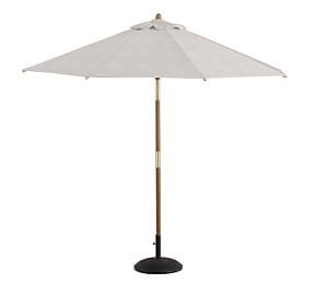 9' Round Outdoor Umbrella – FSC® Eucalyptus Frame​ | Pottery Barn (US)