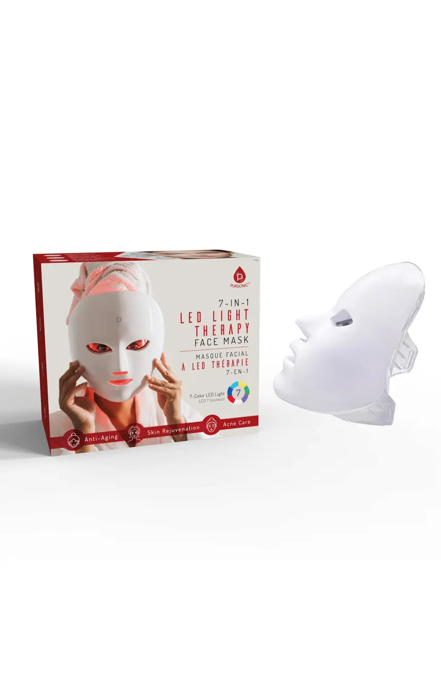 LED Light Therapy Face Mask 7 Color Skin Care Mask for Acne, Anti-Aging, Wrinkles & Rejuvenation | Nordstrom