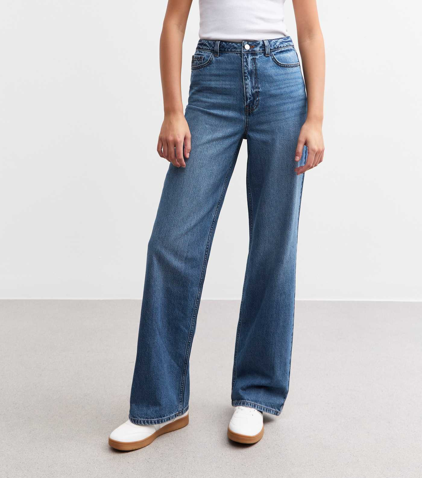 Tall Blue Adalae Wide Leg Jeans
						
						Add to Saved Items
						Remove from Saved Items | New Look (UK)