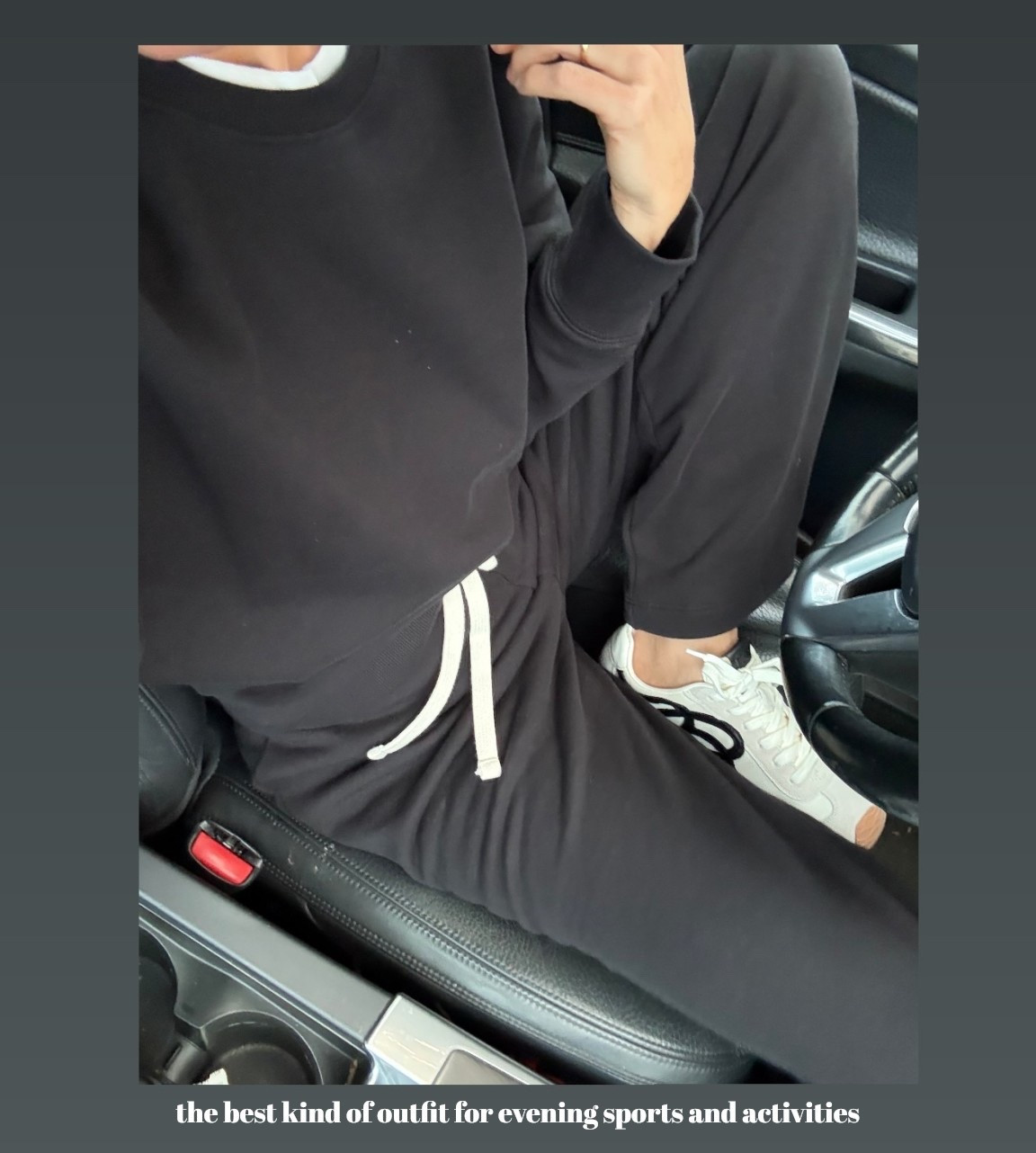 the best kind of outfit for evening sports & actitivies. Soldoutnyc created a sweat pant and sweatshirt that makes it hard to dress in anything else. I’ve seen these styles in so many cool ways including over a button down shirt and baseball hat. • Sneakers are only $60 and are crazy comfortable. They are very on trend and look very similar to the sneakers all over social for a whole lot less. 

I took my true size in all but could have taken a size down to an XS in the bottoms  

#LTKSeasonal #LTKActive #LTKFindsUnder100