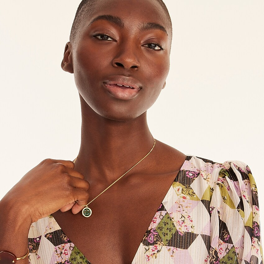 Demi-fine 14k gold-plated toggle necklace | J. Crew US