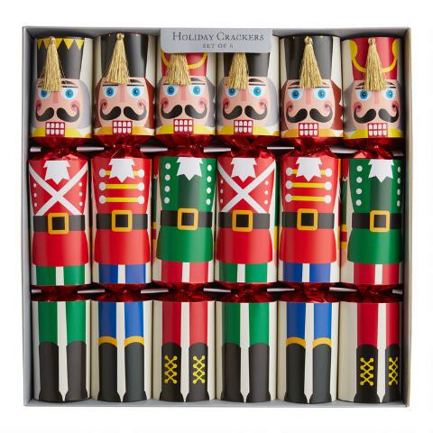 Large Traditional Nutcracker Crackers 6 Count | World Market