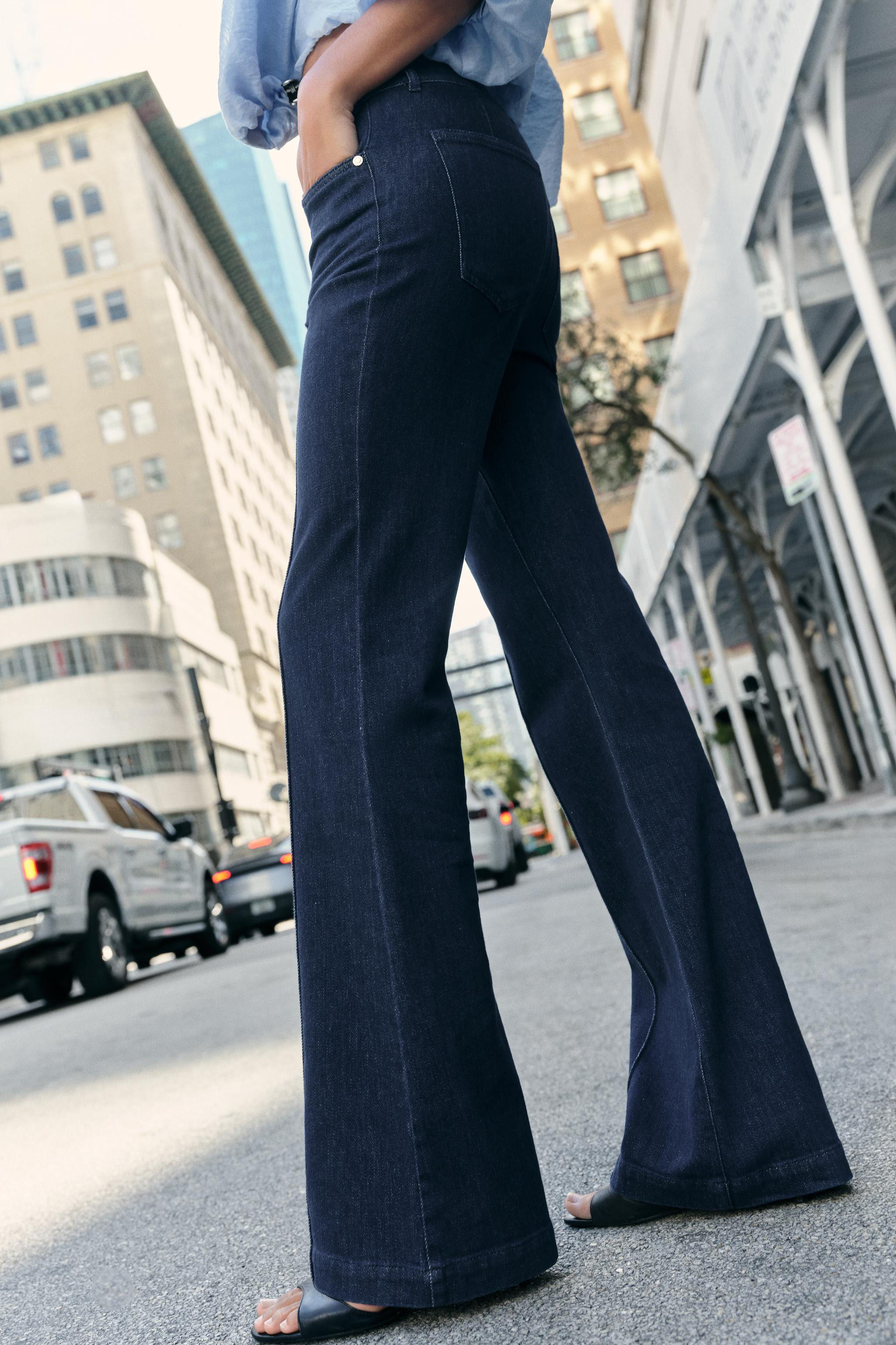 Z1975 FLARED PINCH-SEAM PANTS | Zara US