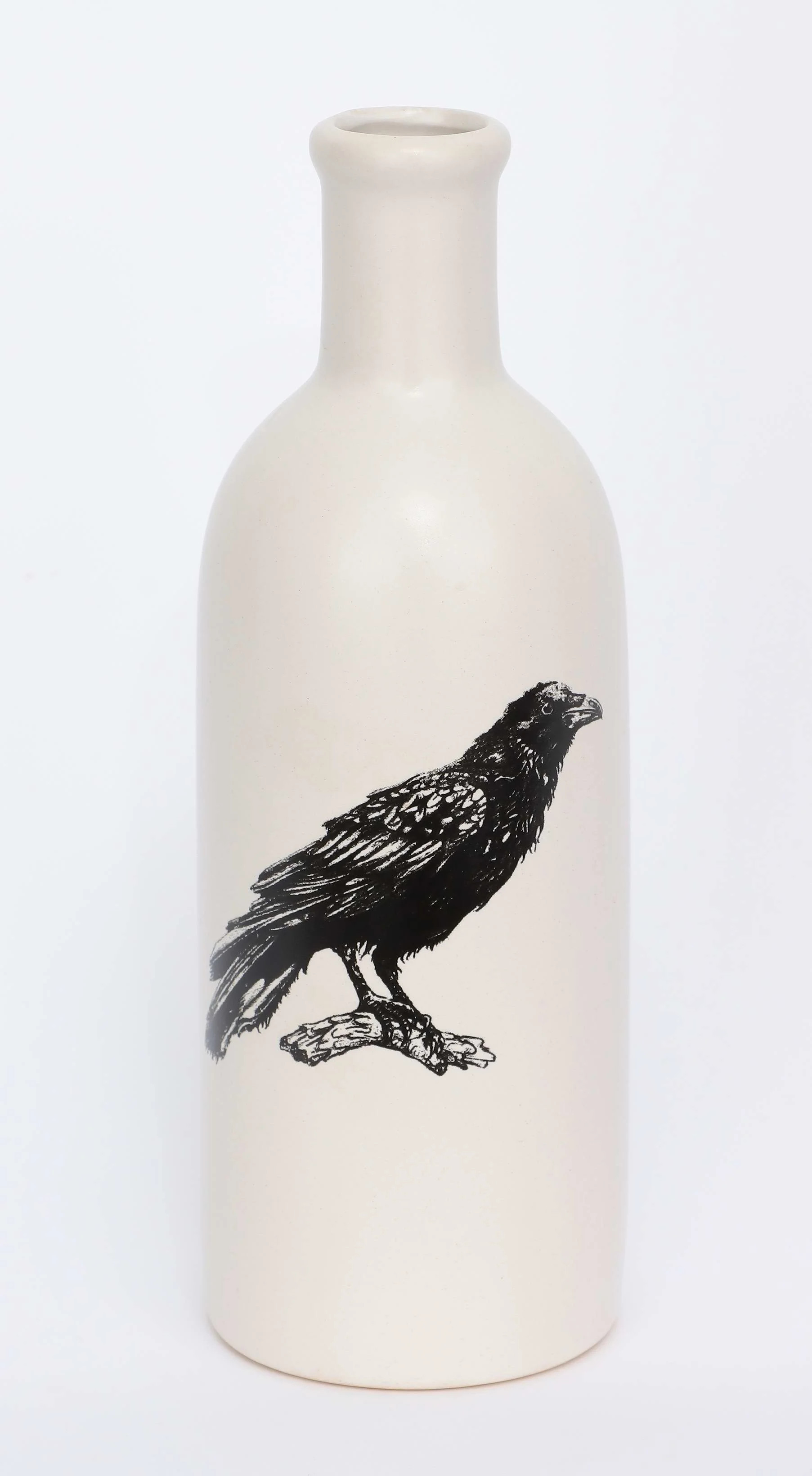 Way To Celebrate Halloween Ceramic White Vase, Raven - Walmart.com | Walmart (US)