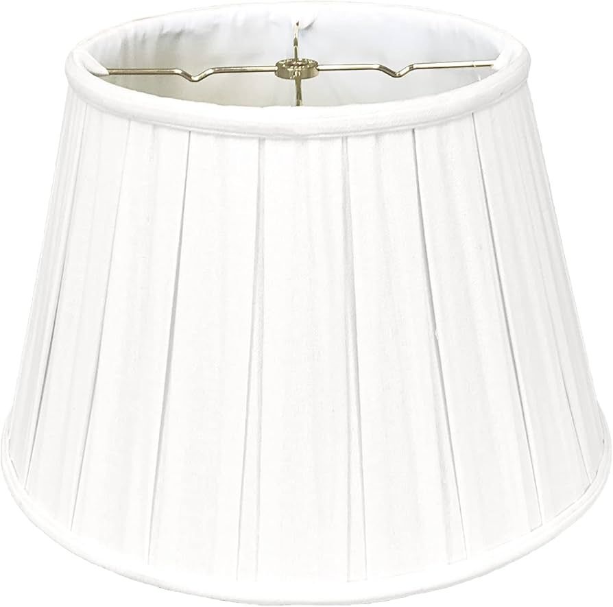 Royal Designs Empire English Pleat Basic Lamp Shade, Linen White, 11 x 18 x 12 | Amazon (US)