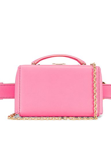 Mark Cross Grace Box Belt Bag in Pink | FWRD 