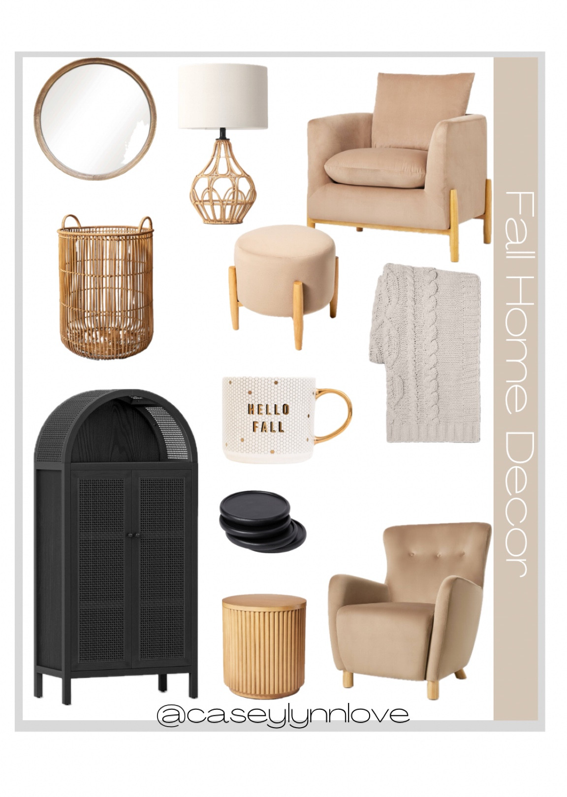 Target fall home decor.

Arched Bookshelf. Accent chair. Foot stool. Lamp. Blanket. Coffee mugs. Mirror. Living room decor.

#LTKSeasonal #LTKhome #LTKSale