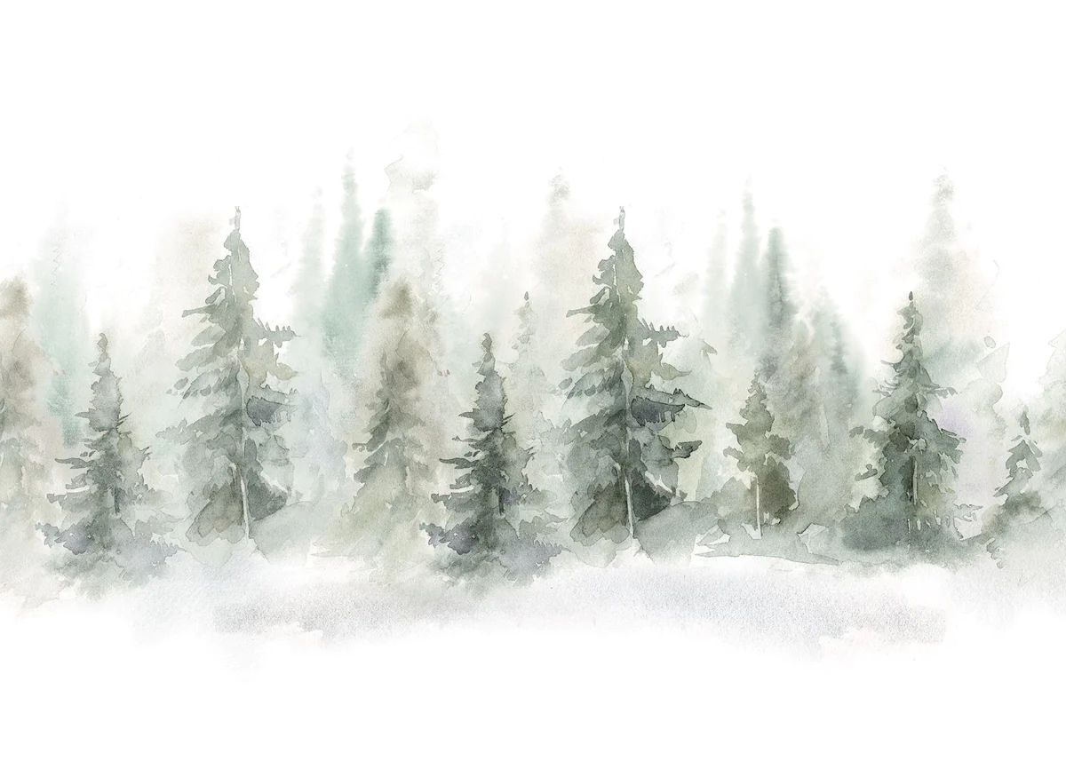 Watercolor Pines | Collection Prints