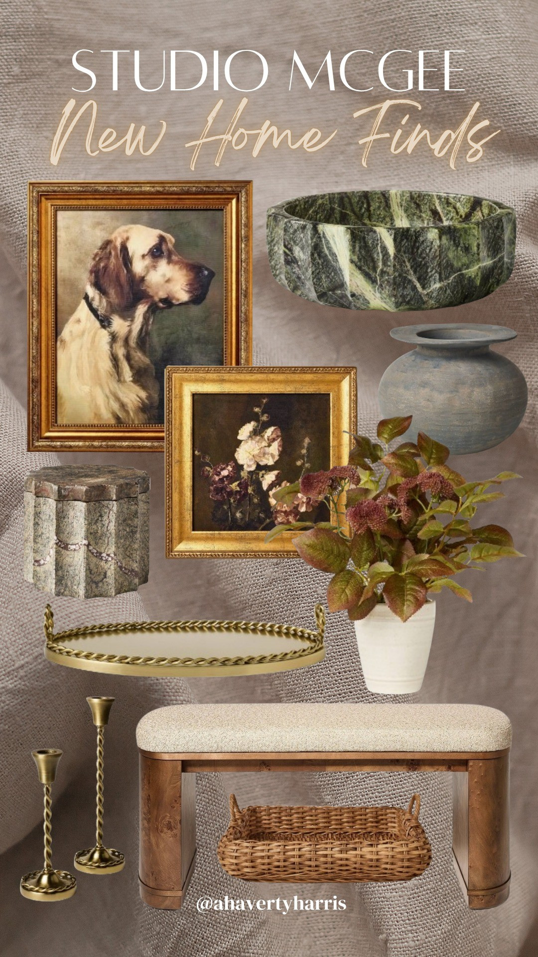 Studio Mcgee new home decor finds from @Target - the prettiest peices to layer into your living room decor - vintage style artwork,  wall art, coffee table decor,  shelf styling, fall decor,  fall home decor,  marble bowl, vase, faux stems,  neutral home decor

#LTKHome #LTKSeasonal