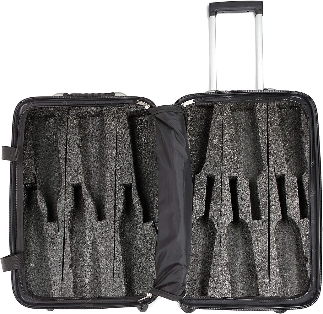 VinGardeValise by FlyWithWine Universal Travel Wine Suitcase 12 Bottle Grande 05 Airplane Wine Ca... | Amazon (US)