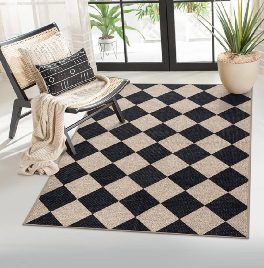 🖤 Fall porch season is almost here and this Amazon checkered rug is giving all the cozy, modern farmhouse vibes 🍁🏡 The perfect base layer for pumpkins, mums, lanterns, and all your favorite fall decor. Bonus: it’s washable, durable, and looks so much more expensive than it is! Linking this rug plus more porch favorites to get your entryway fall-ready. 🤎✨

#LTKHome #FallDecor #FallPorch #FrontPorchDecor #AmazonHome #AmazonFinds #CozyHome #NeutralDecor #FarmhouseStyle #CheckeredRug #PorchDecor #EntrywayDecor #FallVibes #AffordableHomeDecor #LTKSeasonal #HomeInspo #AmazonFavorites #PumpkinSeason #HelloFall #PorchGoals 🍂
