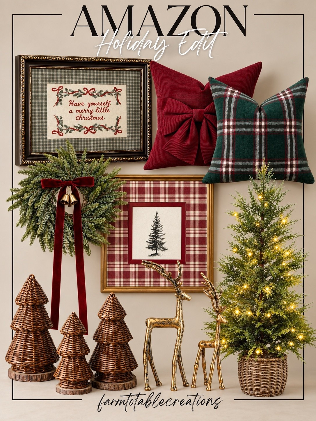 Amazon Holiday Finds You’ll Want To Save 🎄

The prettiest mix of cozy Christmas finds for adding warmth and charm throughout your home. From classic plaid and velvet bows to woven trees, greenery, artwork, and those gorgeous brass reindeer, these pieces make holiday decorating feel so easy and collected. 🤎

#AmazonChristmas #ChristmasDecor #HolidayDecor #AmazonHome #ChristmasPillows #ChristmasWreath #ChristmasTreeDecor #HolidayHome #ChristmasArtwork #CozyChristmas