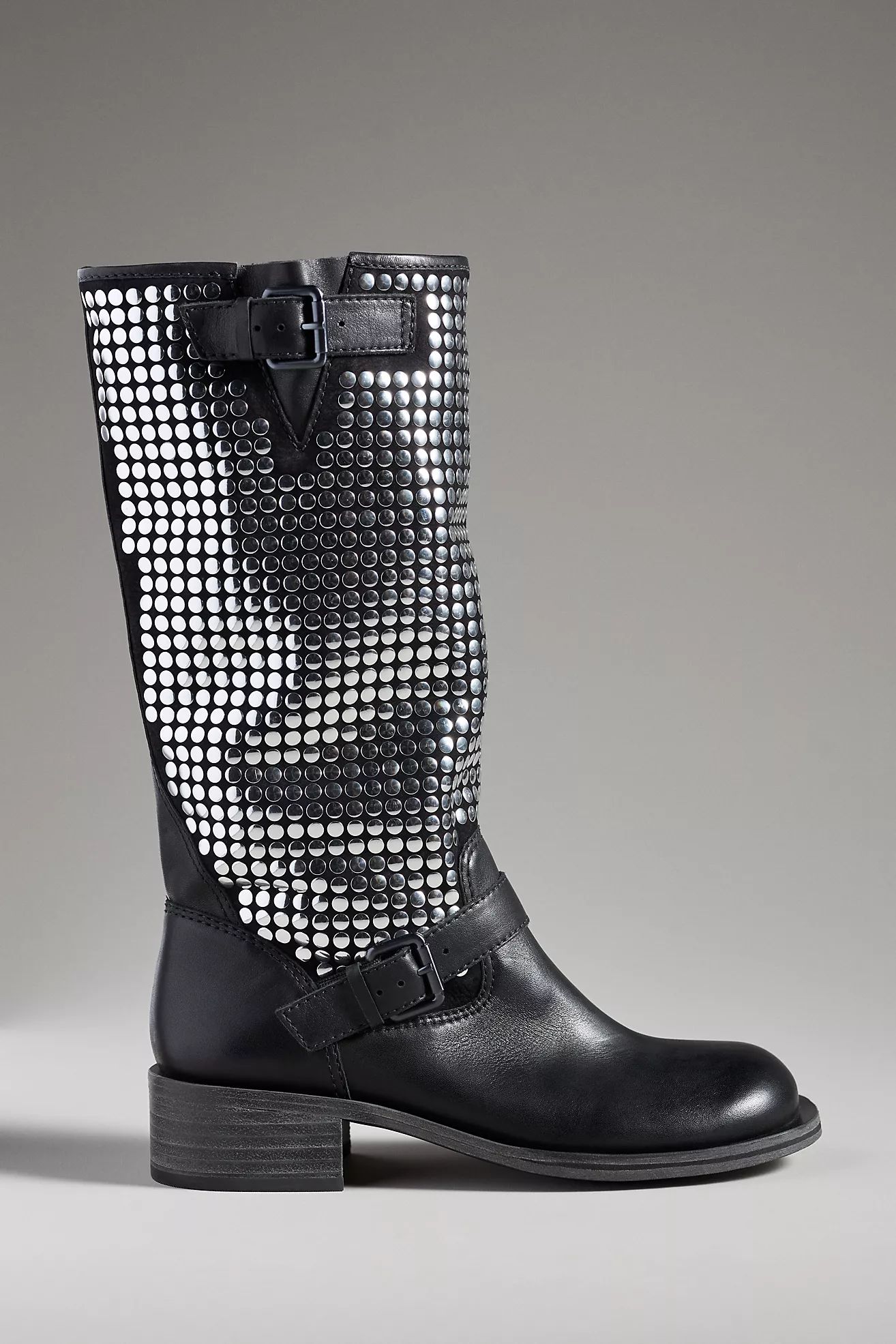 Vicenza Studded Moto Boots | Anthropologie (US)
