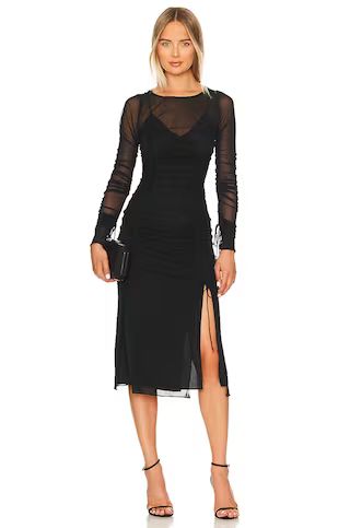 Diane von Furstenberg Corinne Dress in Black from Revolve.com | Revolve Clothing (Global)